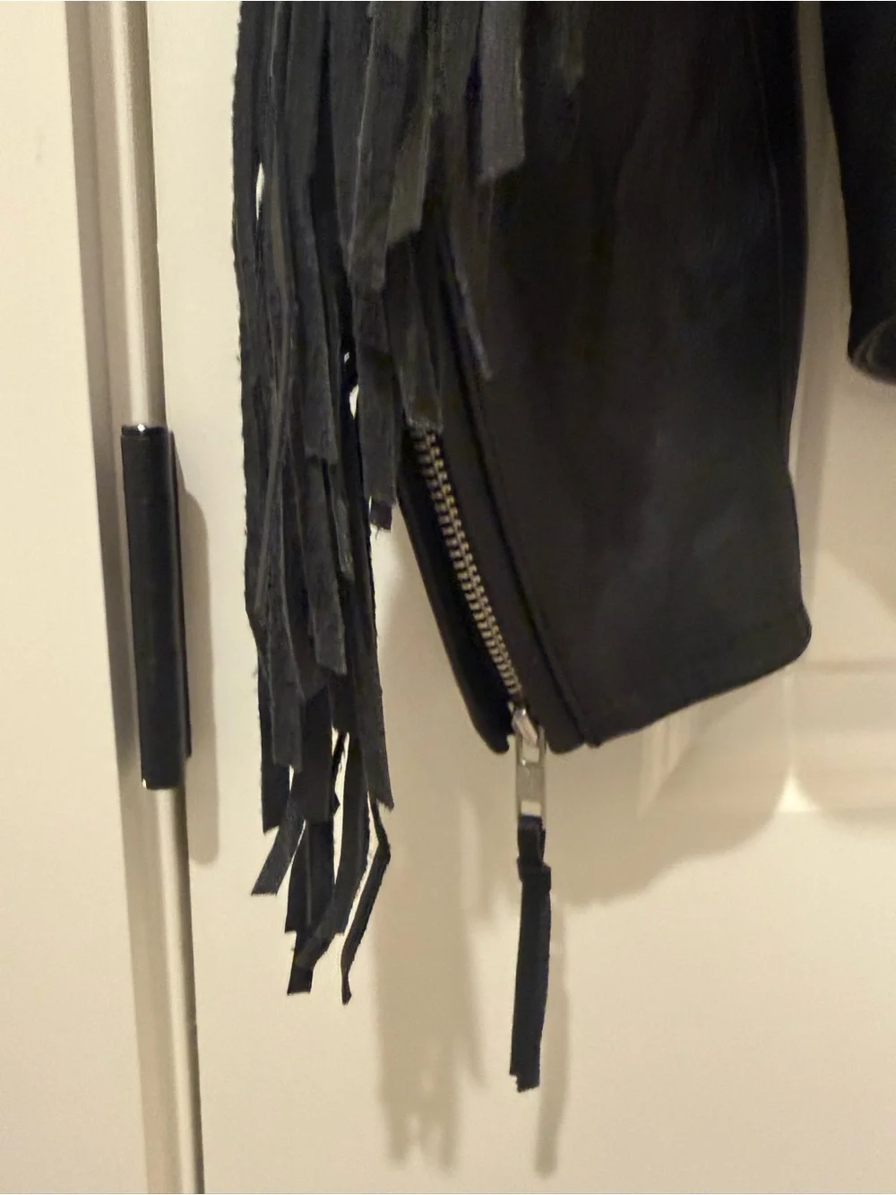 Harley-Davidson Women’s Large Genuine Leather Fringe Motorcycle Jacket